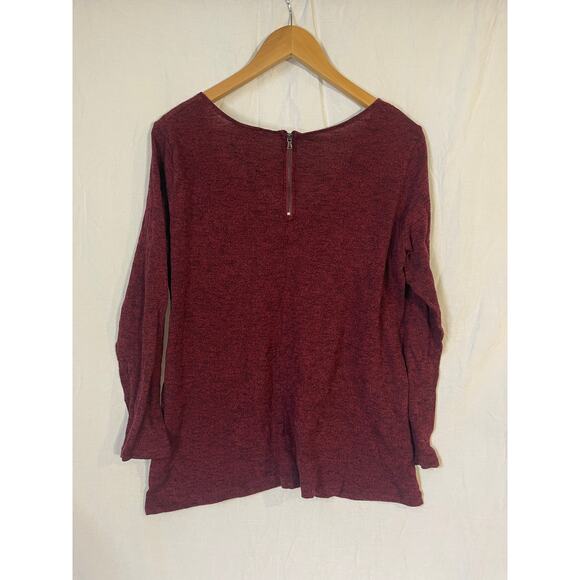 Mossimo womens burgundy blouse - Picture 3 of 3